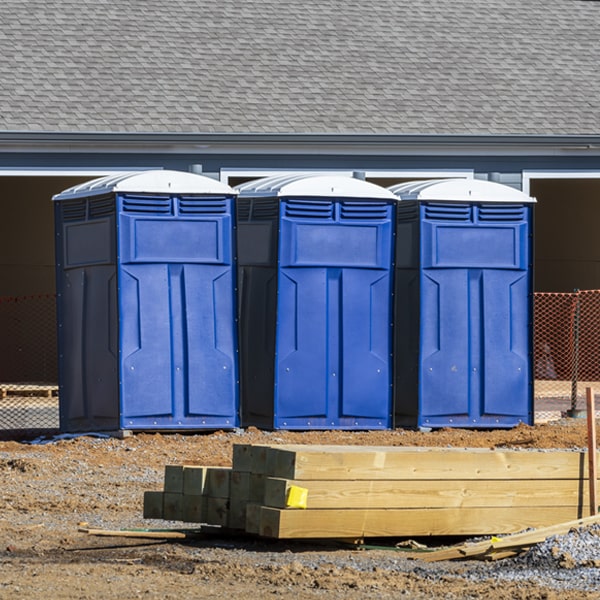 is there a specific order in which to place multiple porta potties in Counce Tennessee